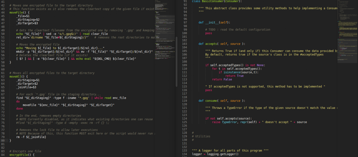 Python vs Shell